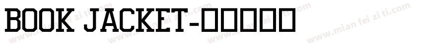 Book Jacket字体转换